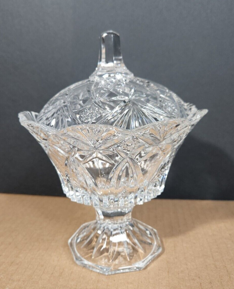 Cristal D’Arques "Vincennes" Footed Candy Dish 8"