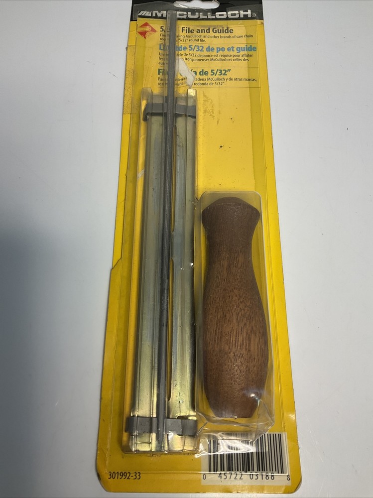 McGulloch Assembled File Guide, 5/32" Rare