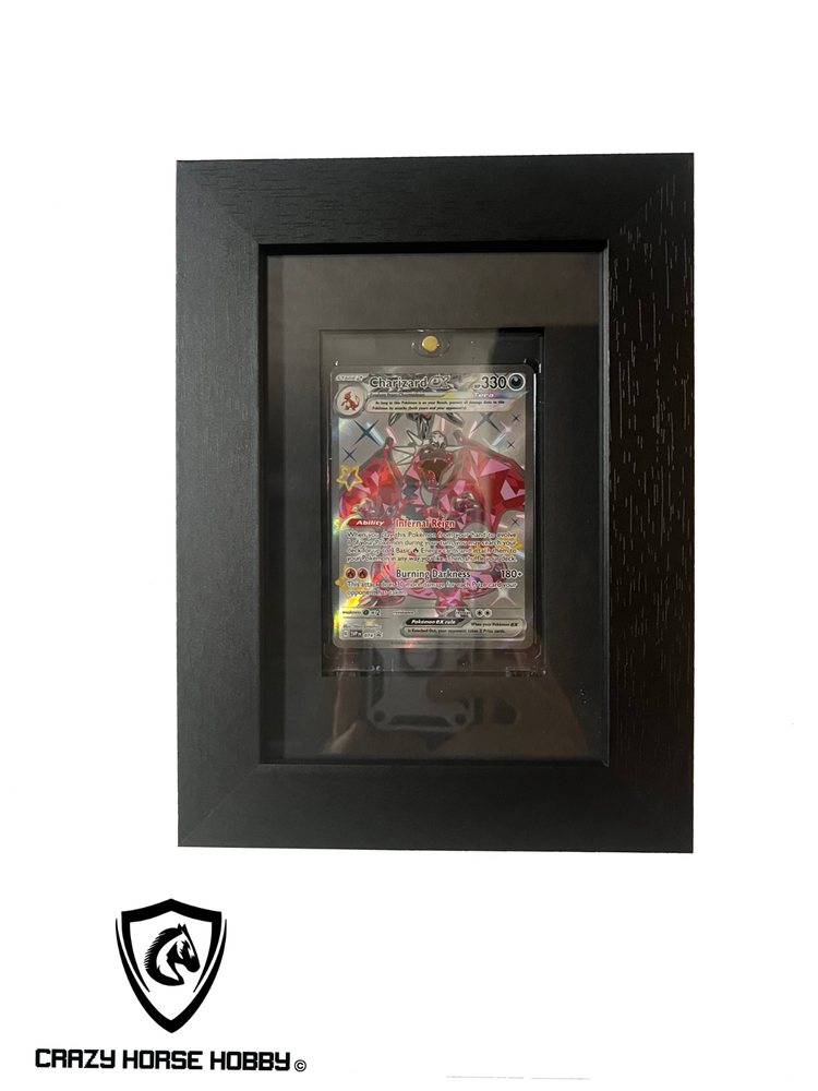 Single magnet Snap Card Frame Wall Mount Pokemon Trading Card Display Case