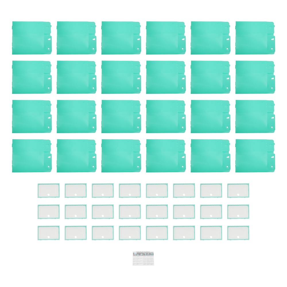 24 Pack Green Stackable Shoe Boxes Shoe Storage Box Shoe Storage Organizer