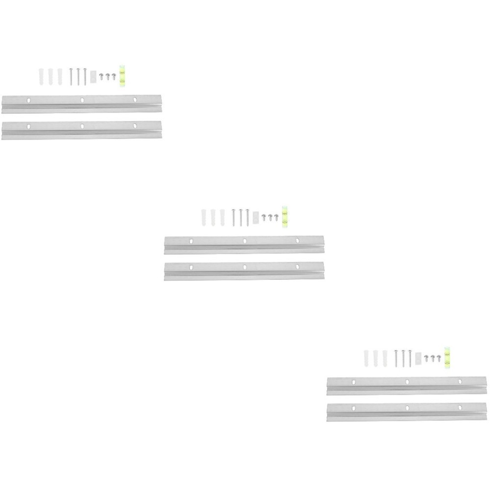 3 Sets Picture Frame Hardware Wall Mounting Interlocking Brackets