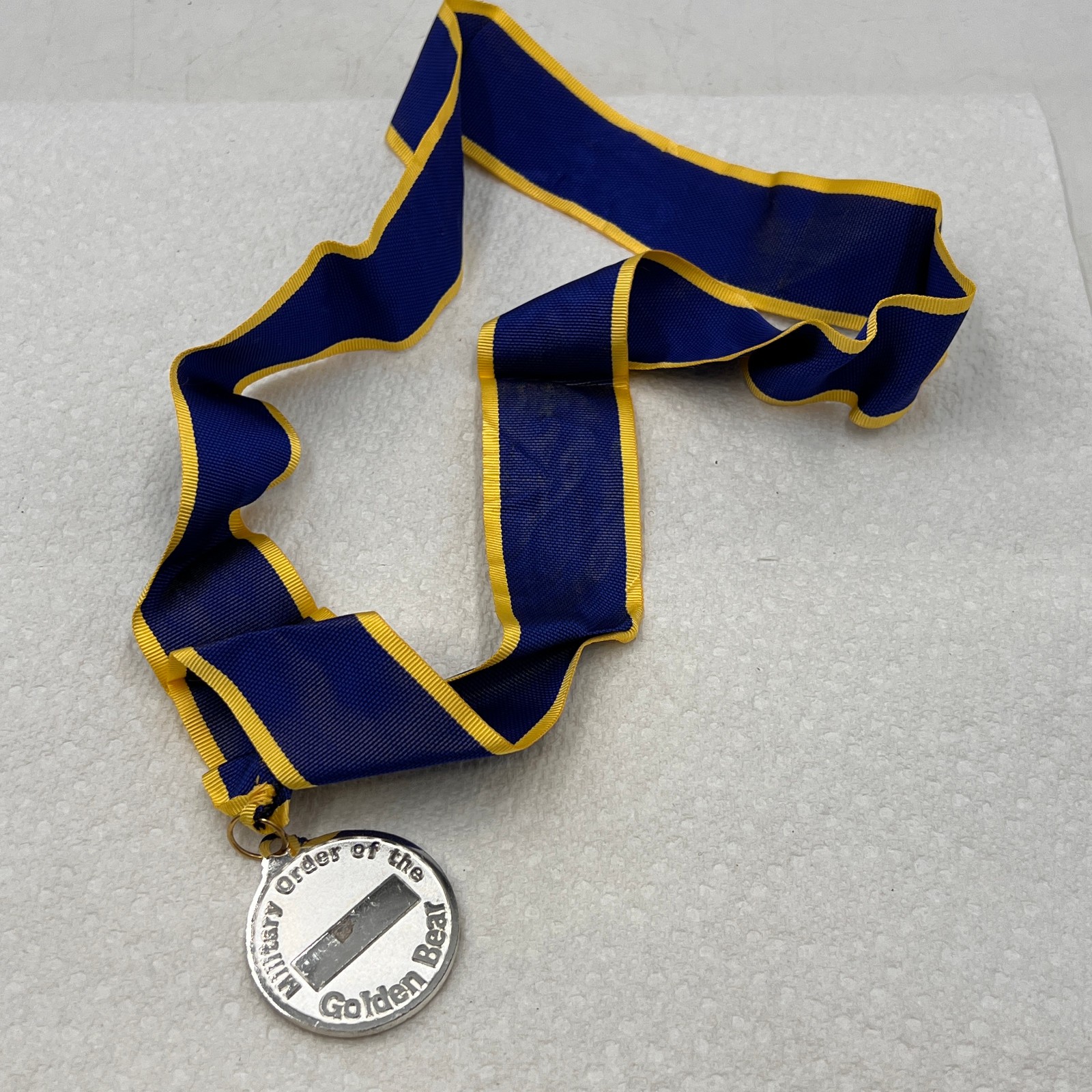 Vintage Military Order of the GOLDEN BEAR Fraternal Award Medal with ribbon MOGB