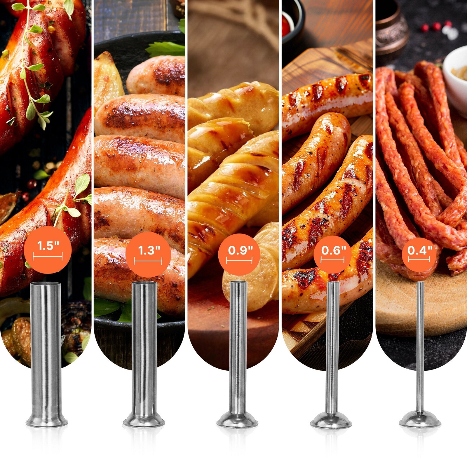 Morgangastro Electric Sausage Stuffer 10L 12L 15L Variable Speed Sausage Maker