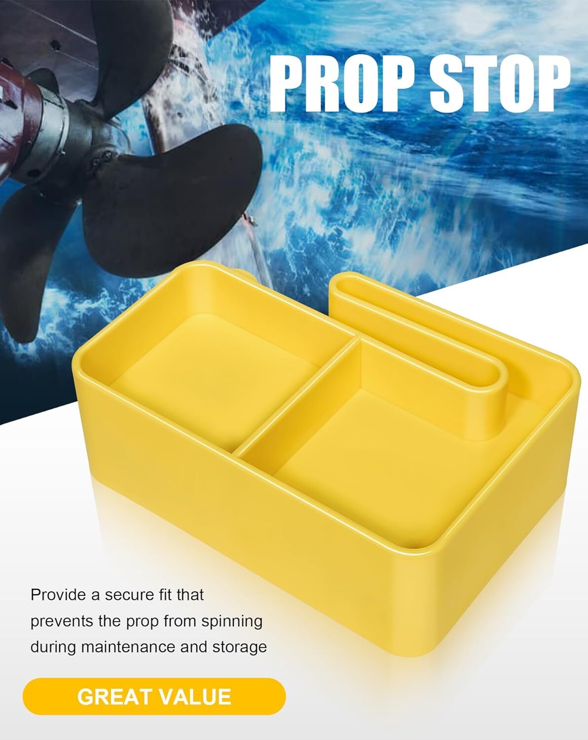 Prop Stop Propeller Stop Prop Block for All Outboard & Stern Drive Applications