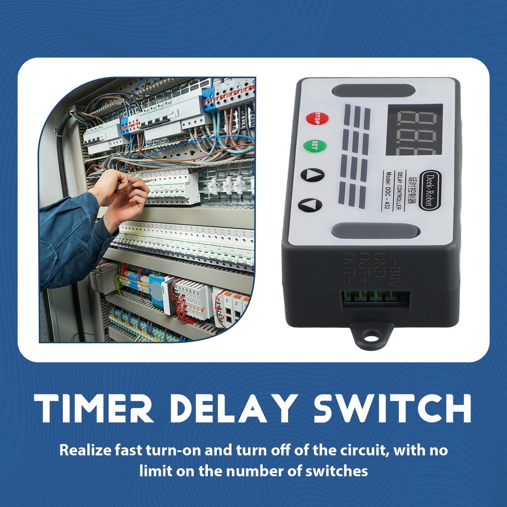 DDC-432 Dual MOS LED Digital Delay Controller Time Delay Relay Trigger5271