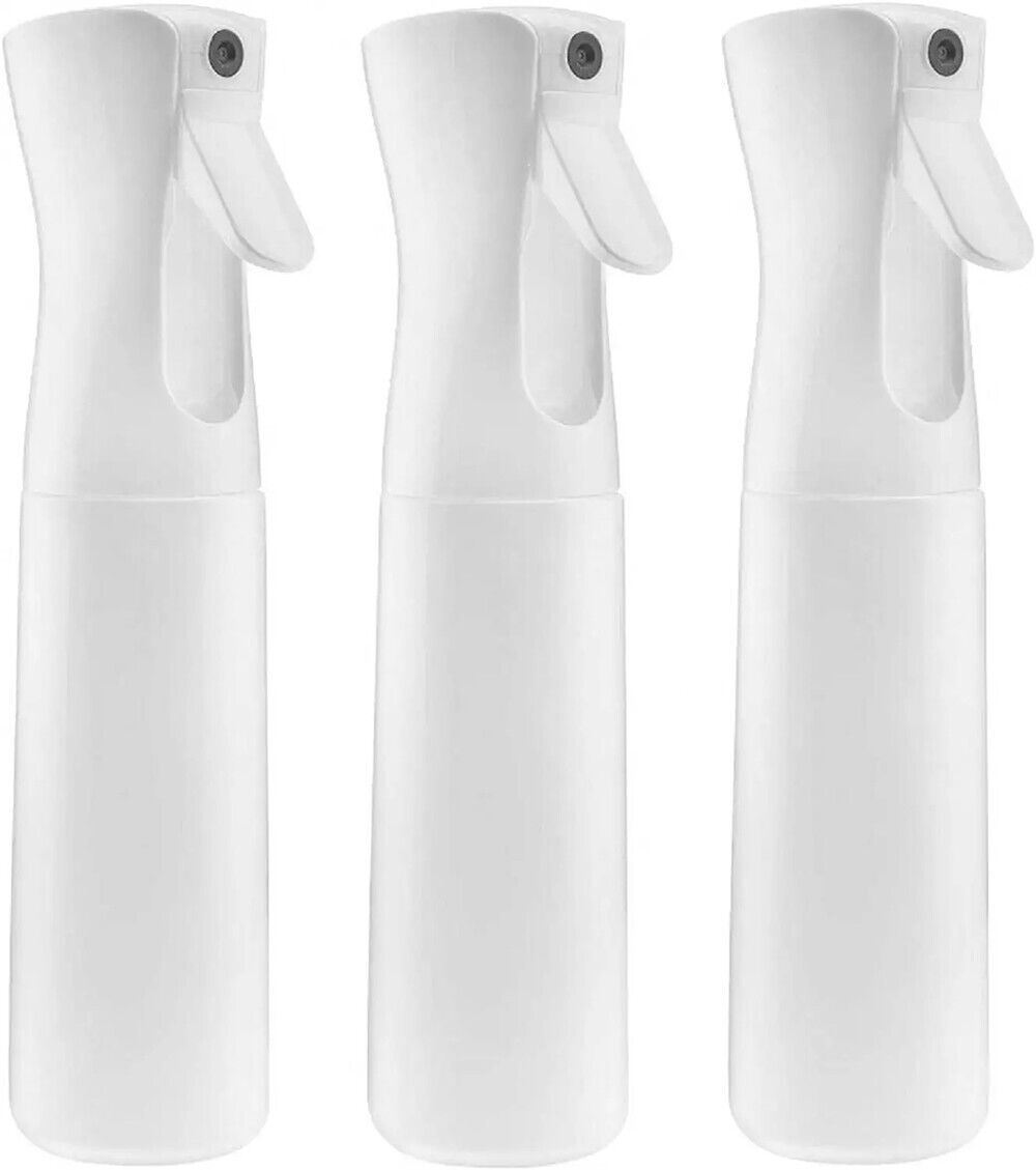 Continuous Mist Hair Spray Bottle Barber Water Sprayer Salon Plant Mister Tools