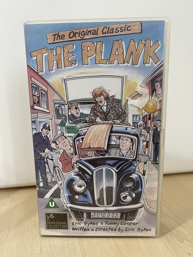 The Plank On VHS Video Cassette Tape