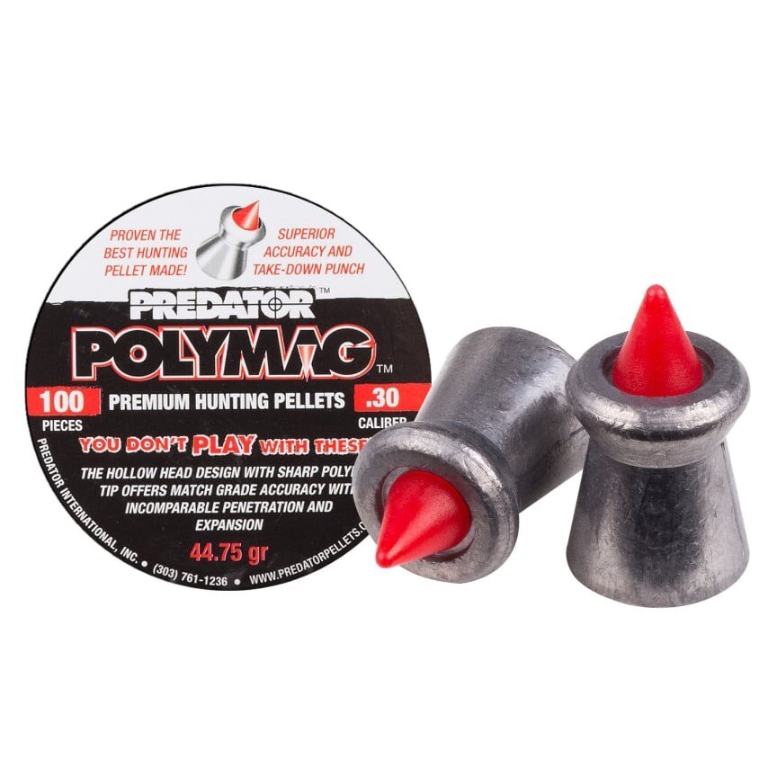 Predator Polymag .30,  44.75gr-100 Ct