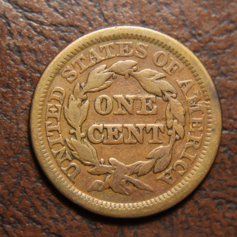 1847 Braided Hair Large Cent, N-19