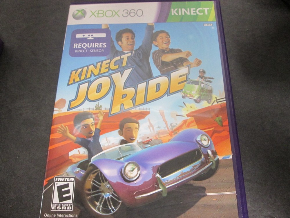 Microsoft Kinect Sensor Bar w/book & 6 Games