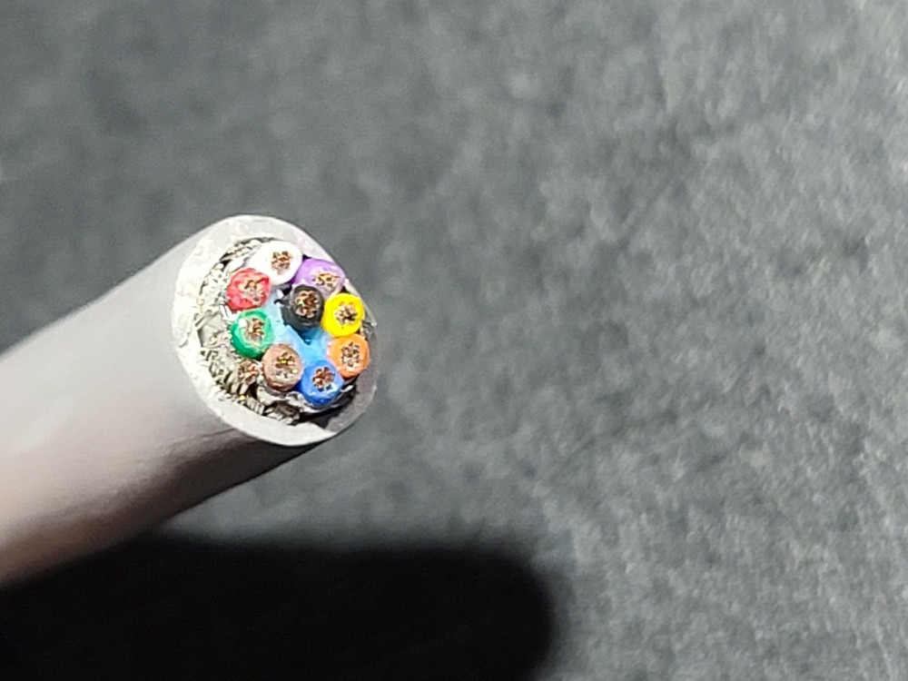 Alpha Wire 6345 22/9C Multi-Shielded Control/Communication Cable Gray /10ft