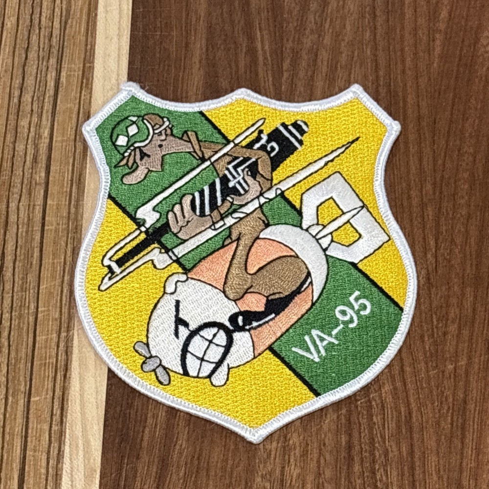 5" NAVY VA-95 ATTACK SQUADRON EMBROIDERED PATCH Jacket Patch