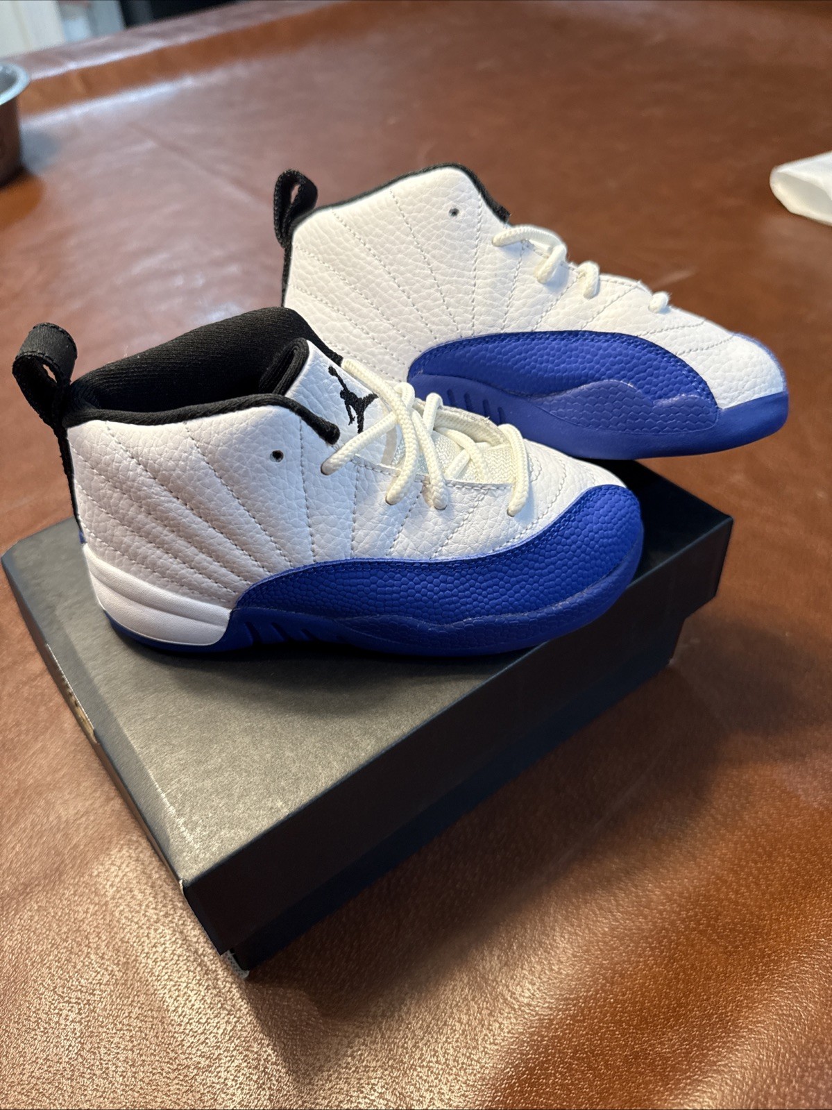 Jordan 12 Retro (TD) “Blueberry” - White/Black-Game Royal (US 10c) - 850000-140