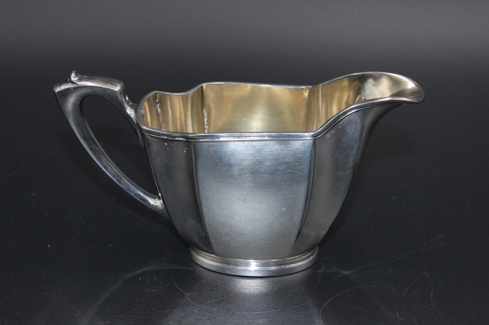 Vintage 4 pc. Silver Plate Tea Set by Wallace / V579 Pattern - Used