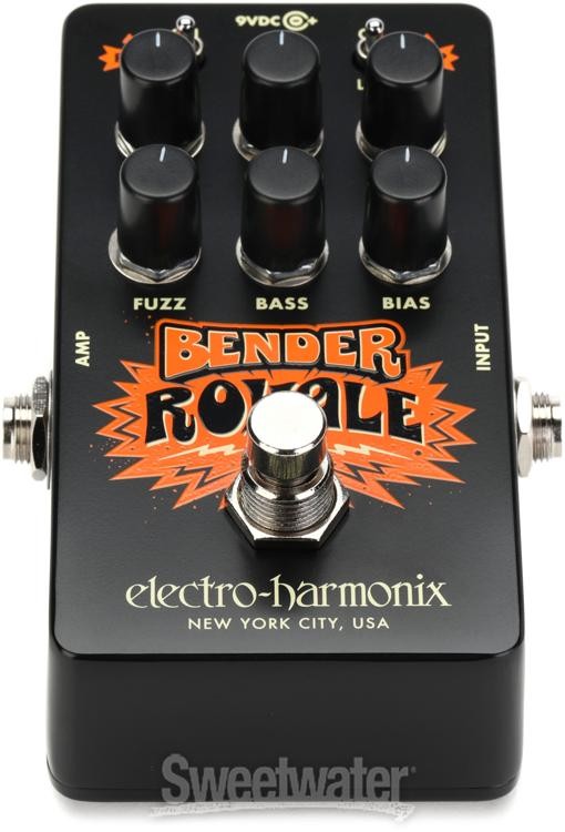 Electro-Harmonix Bender Royale Germanium Fuzz Pedal - Black