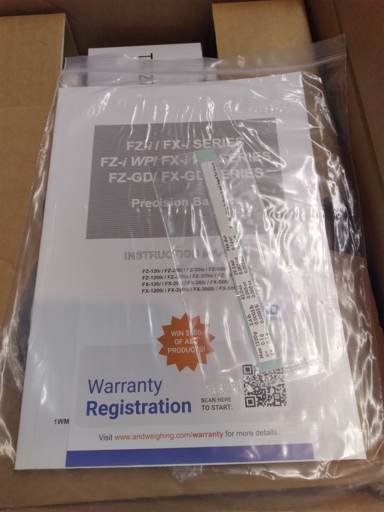 Digital Scale A&D FX-1200iN Top Loading Balance