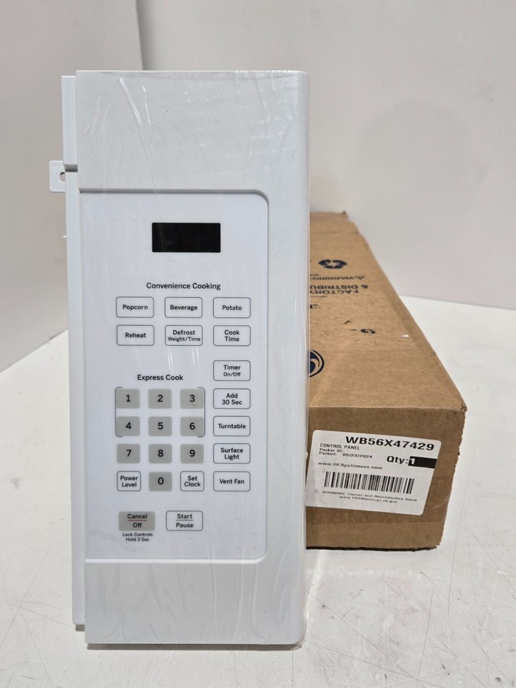 WB56X47429 MICROWAVE PANEL *NEW OEM PART*