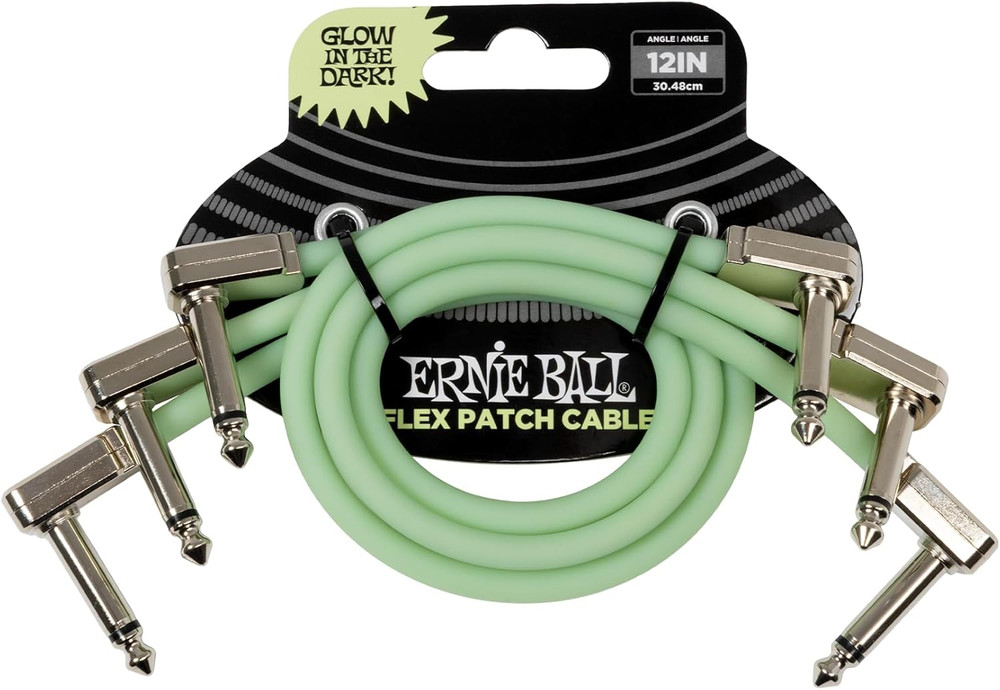 Flex Patch Cable 12In - Glow in Dark - 3 Pack