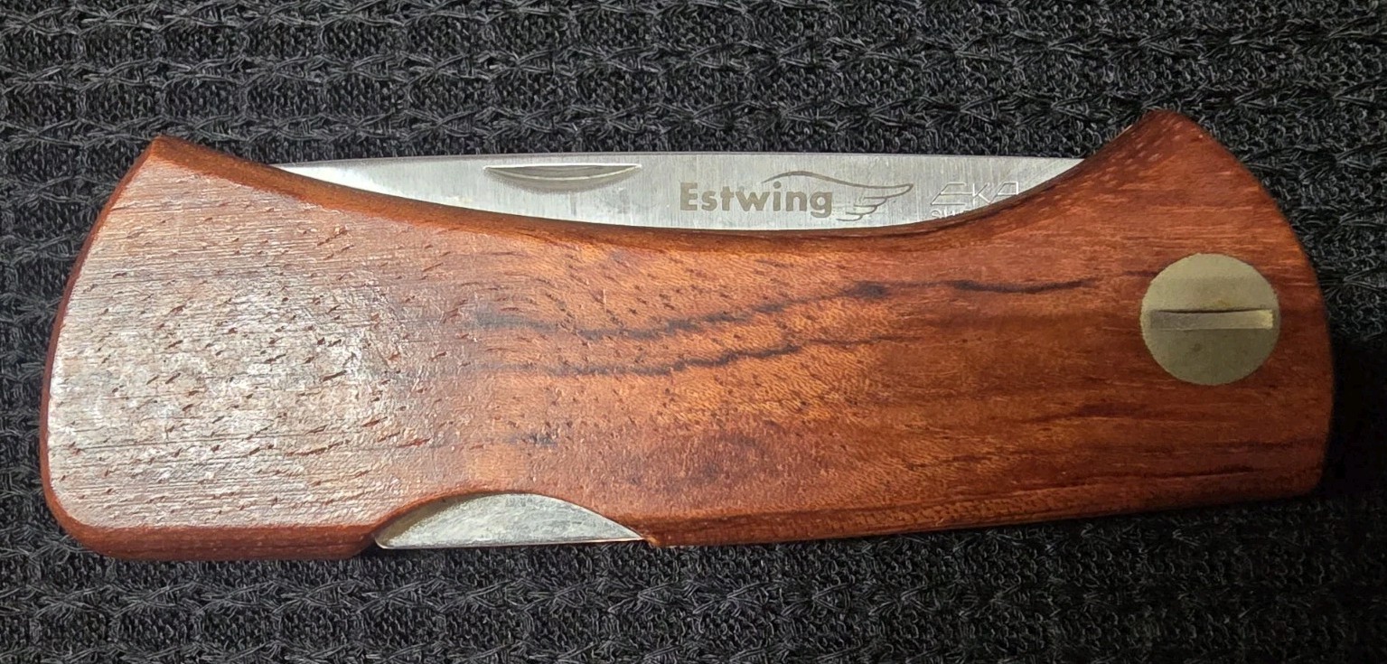 Estwing EKA Swede Wood Folding Pocket Knife Made In Sweden
