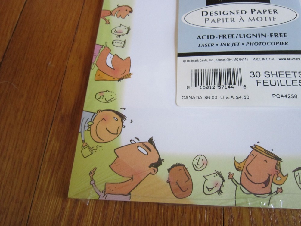 Hallmark Paper Copy Printer Stationery Comic Coffee Break Faces Funny People