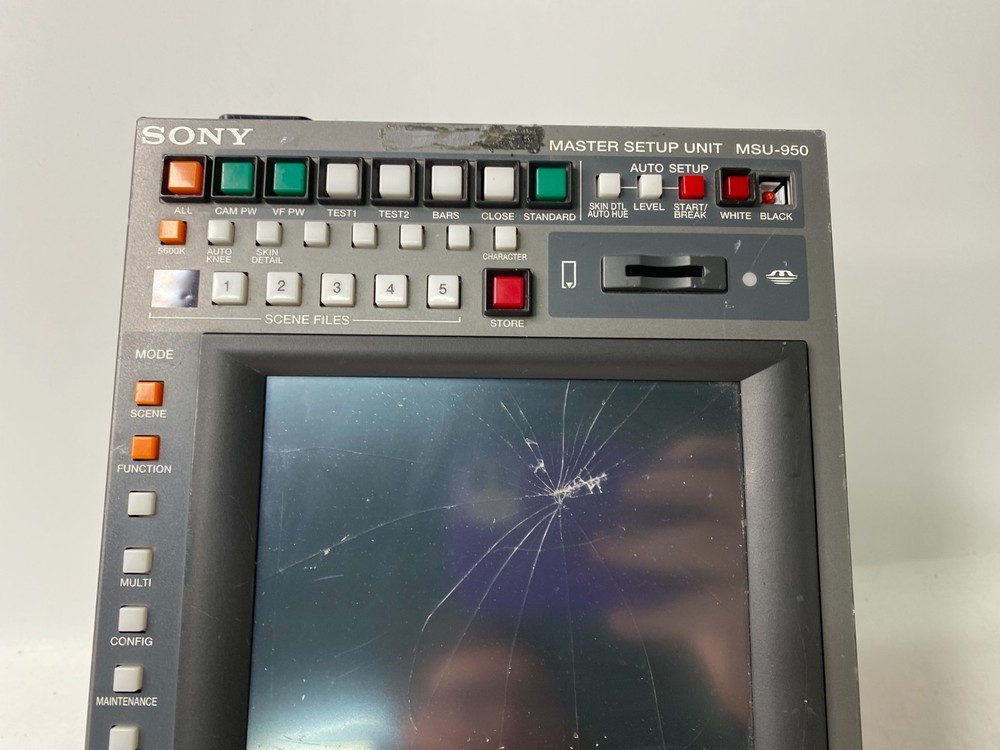 Sony MSU-950 Master Setup Unit - Powers On, Broken Digitizer - FOR PARTS