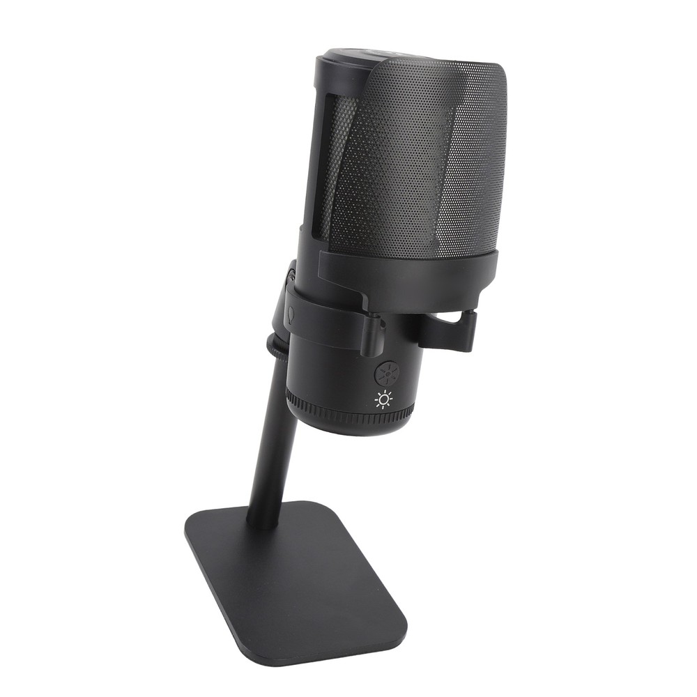 USB Microphone Type C Wired Plug And Play Computer Condenser Mic For Gaming Live