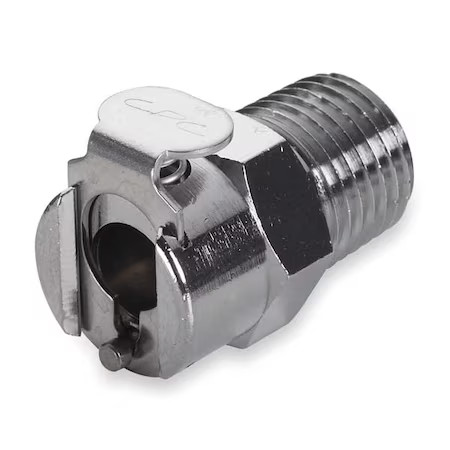 Colder Mcd1004 1/4" Mnpt Chrome Plated Brass Inline Coupler