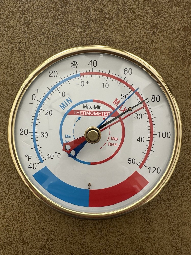 Max Min Bimetal Thermometer