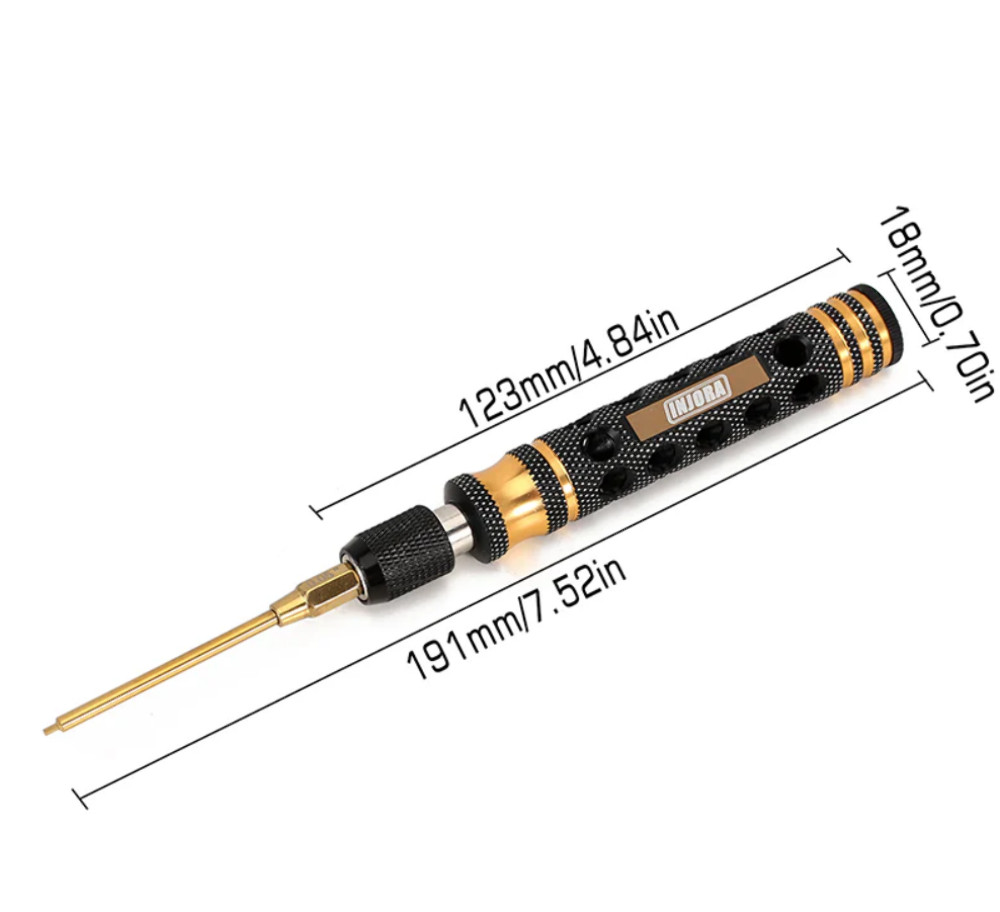 INJORA 8-in-1 Hex Phillips Screwdriver Nut Drivers Quick Change Tools Tool-LSD49
