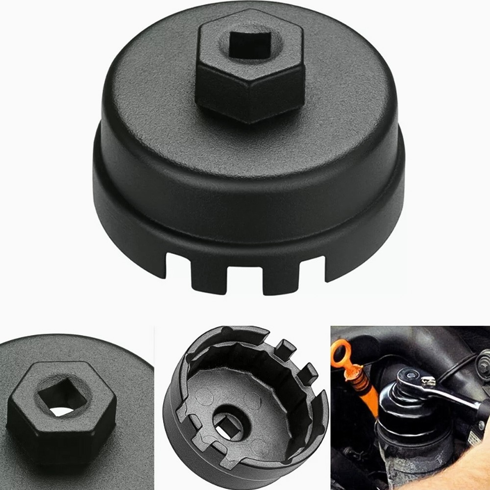 For Oil Filter Cap Wrench Cup Socket Remover Tool Toyota Lexus 14 Flutes 64MM