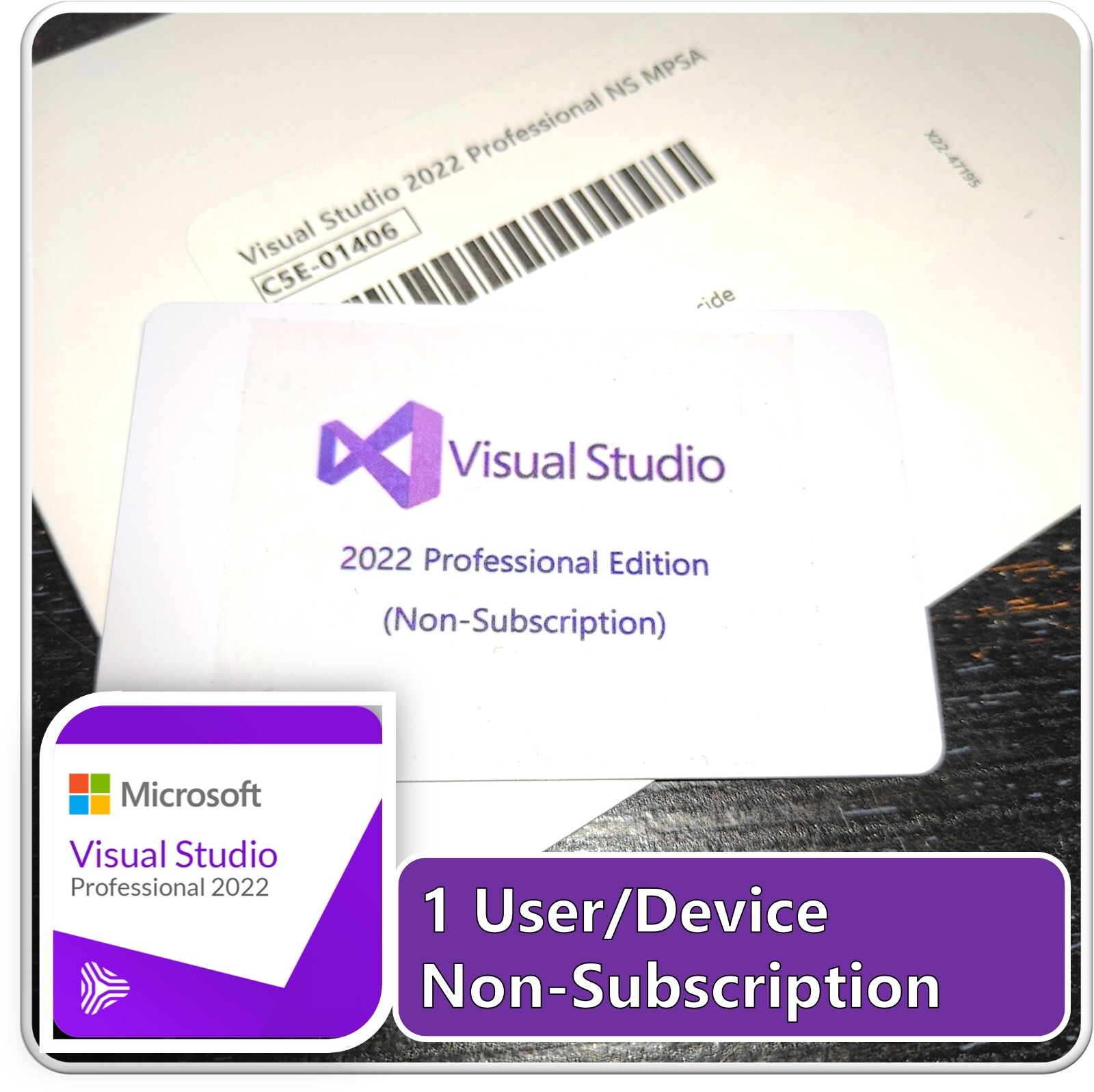 Visual Studio 2022 Professional - 1 Device License - Non-Subscription