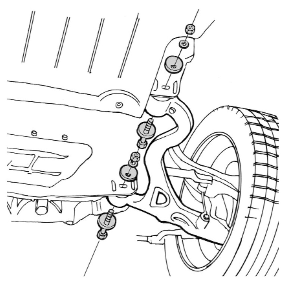 Front Alignment Camber Caster Cam Bolt Kit Set Titan Armada Frontier Pathfinder