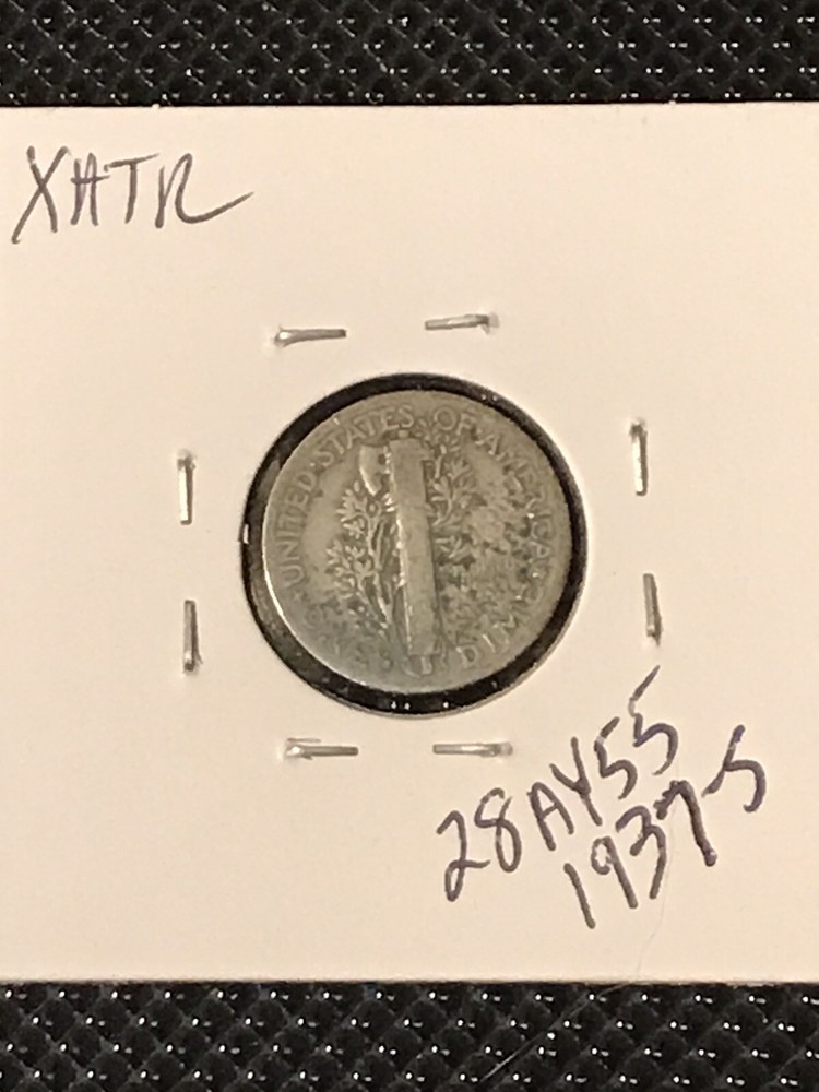 1937-S Mercury Dime F