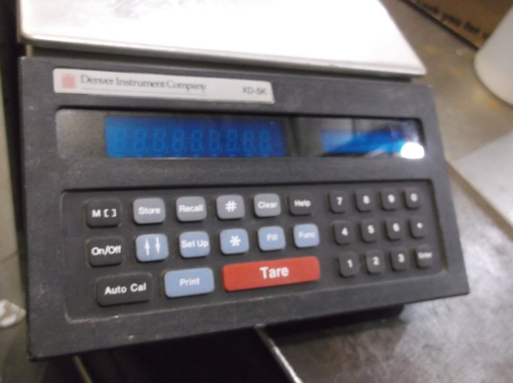 DENVER INSTRUMENTS XD-5K DIGITAL BALANCE SCALE (SS4)