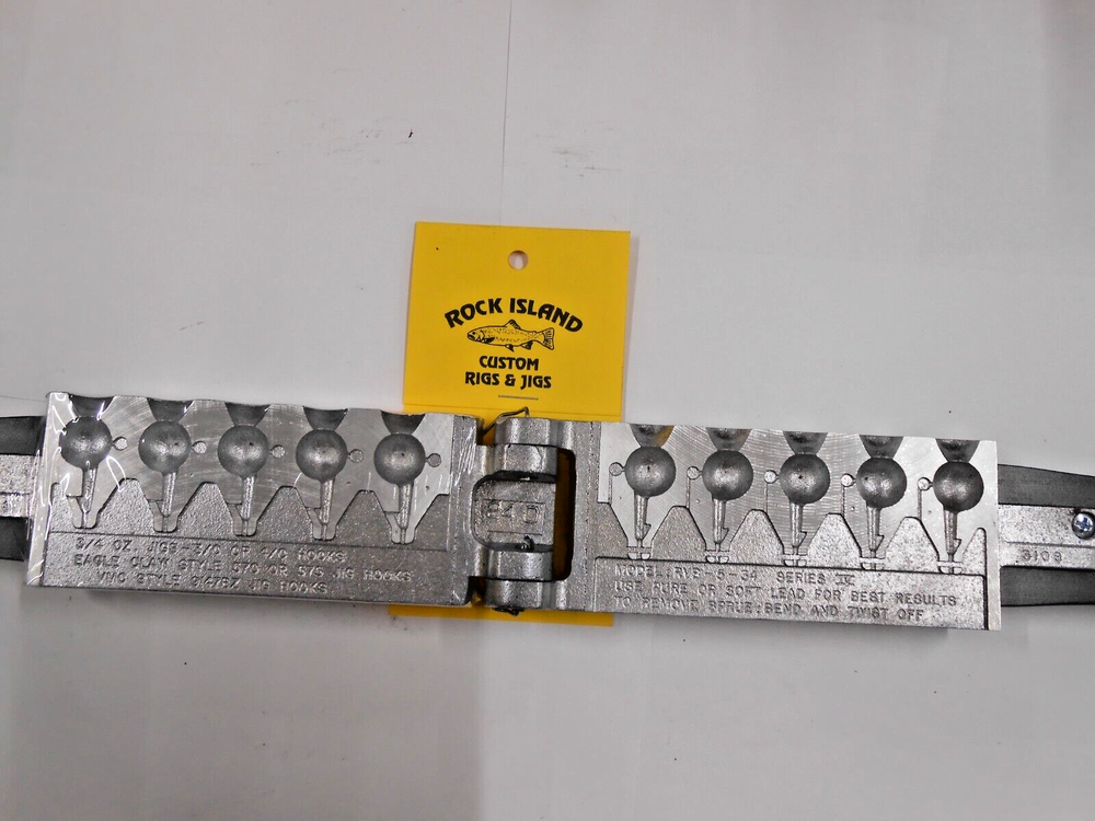 3108 DO-IT Round Head Jig Mold 3/4 oz