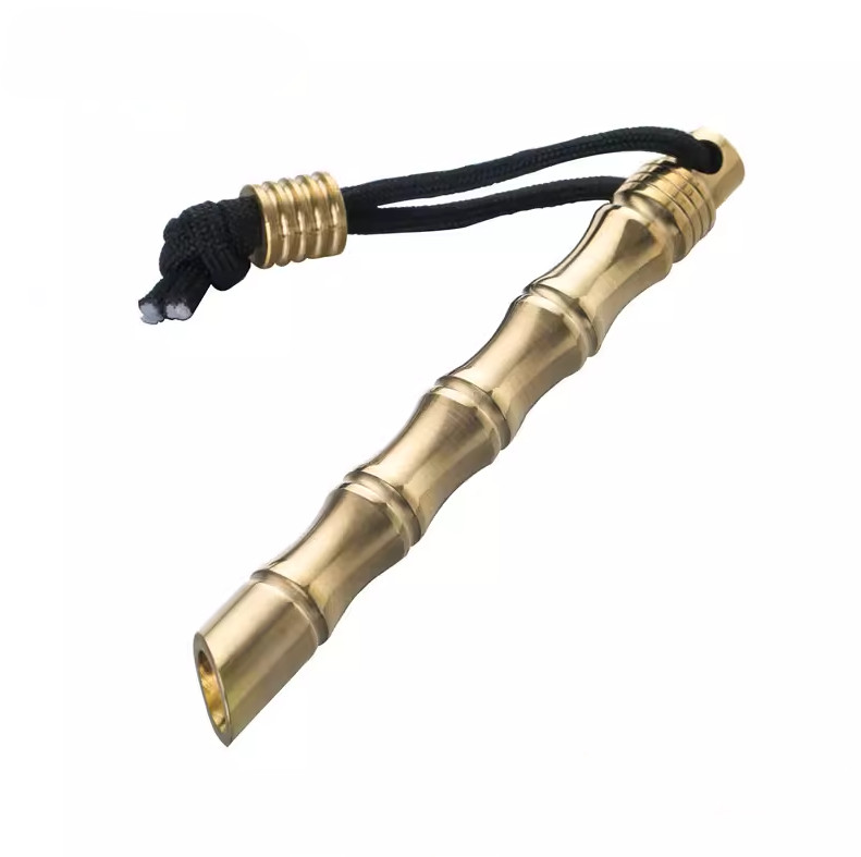 Brass solid broken bamboo short stick broken window outdoor backpack pendant