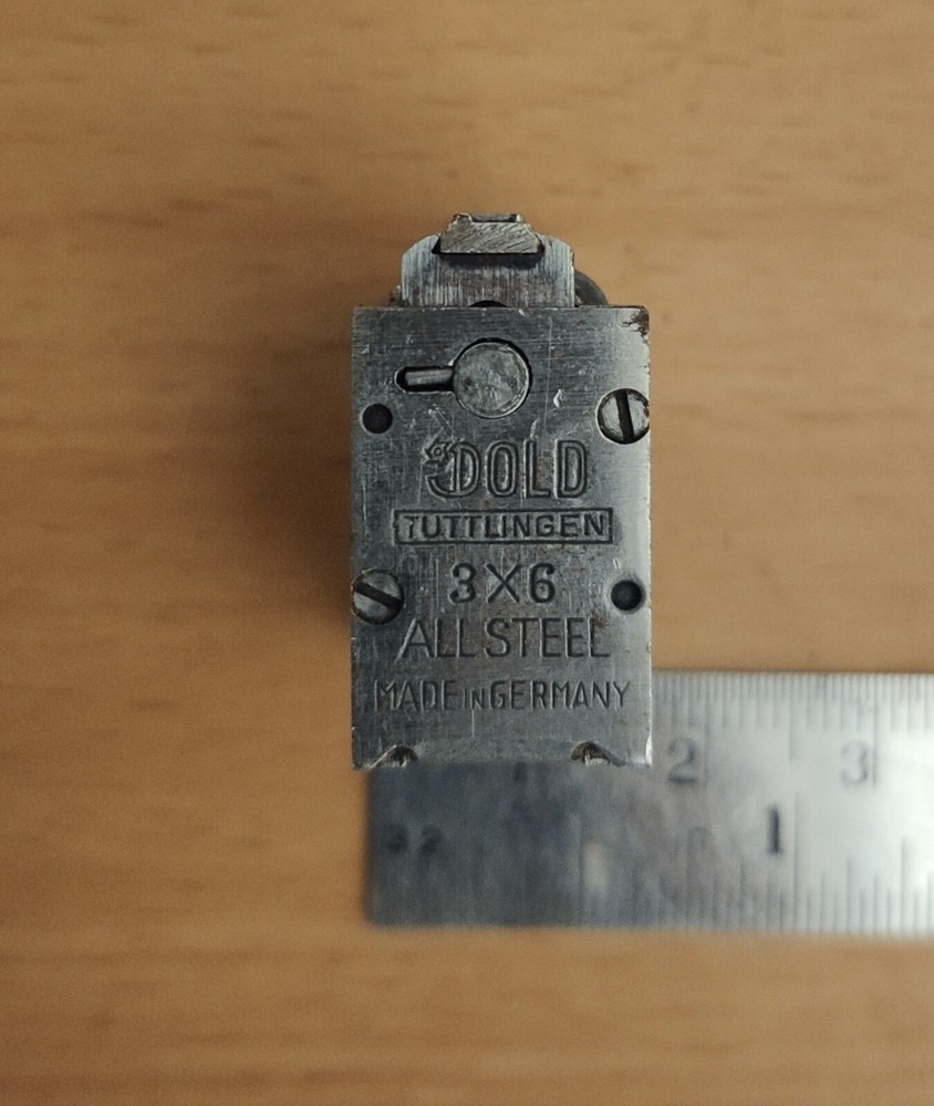 DOLD Tuttlinger Letterpress Rotary Numbering Machine 6 digits Heidelberg