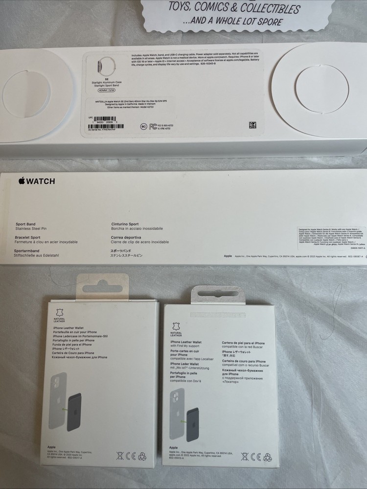 Apple EMPTY BOX ONLY, Lot of 4 - READ