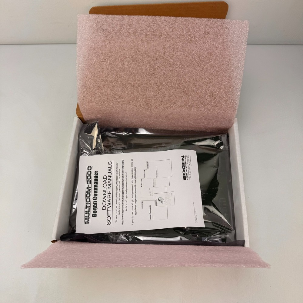 Bogen MCPCA3 Paging Control Card Module Multicom 2000 w/ Box and New Battery