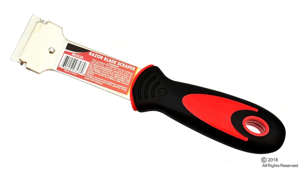 Tooluxe Razor Blade Scraper w/ Soft Grip Paint Wallpaper Removal Tool