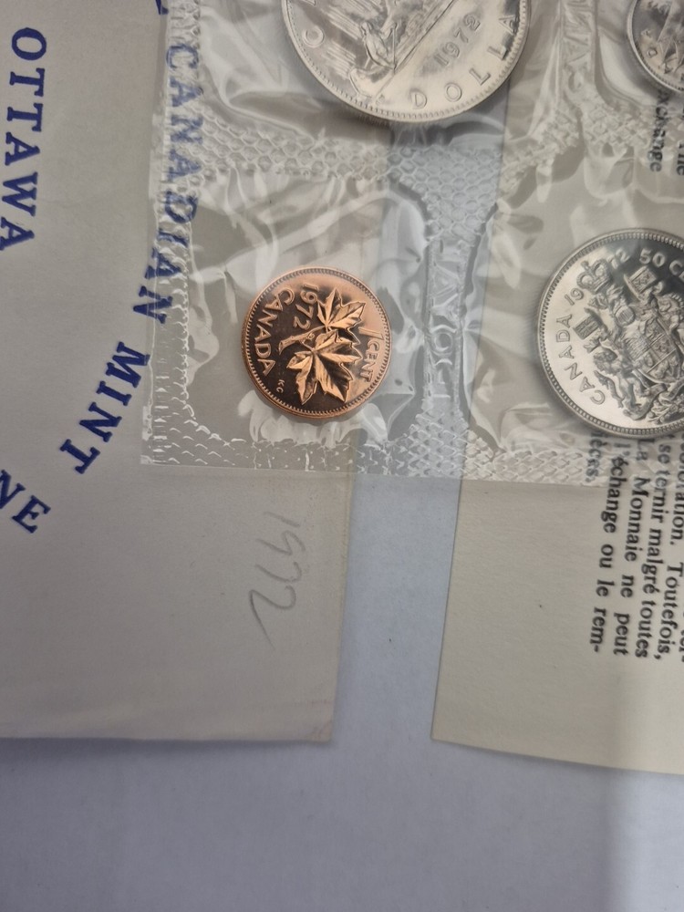 1972 CANADA PROOF LIKE UNCIRCULATED COIN SET, -3059