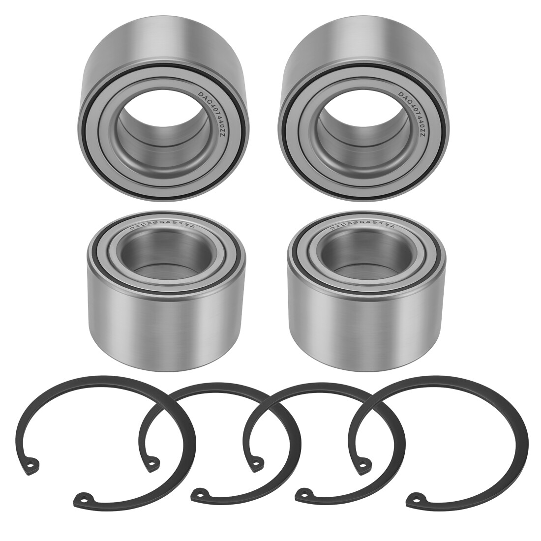 Front &Rear Wheel Bearings Kit for Polaris Ranger 570 Ranger XP 570 Crew 14-2023