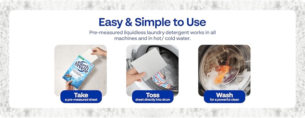 Laundry Deternt Sheets Fragrance-- 60 Loads Eco