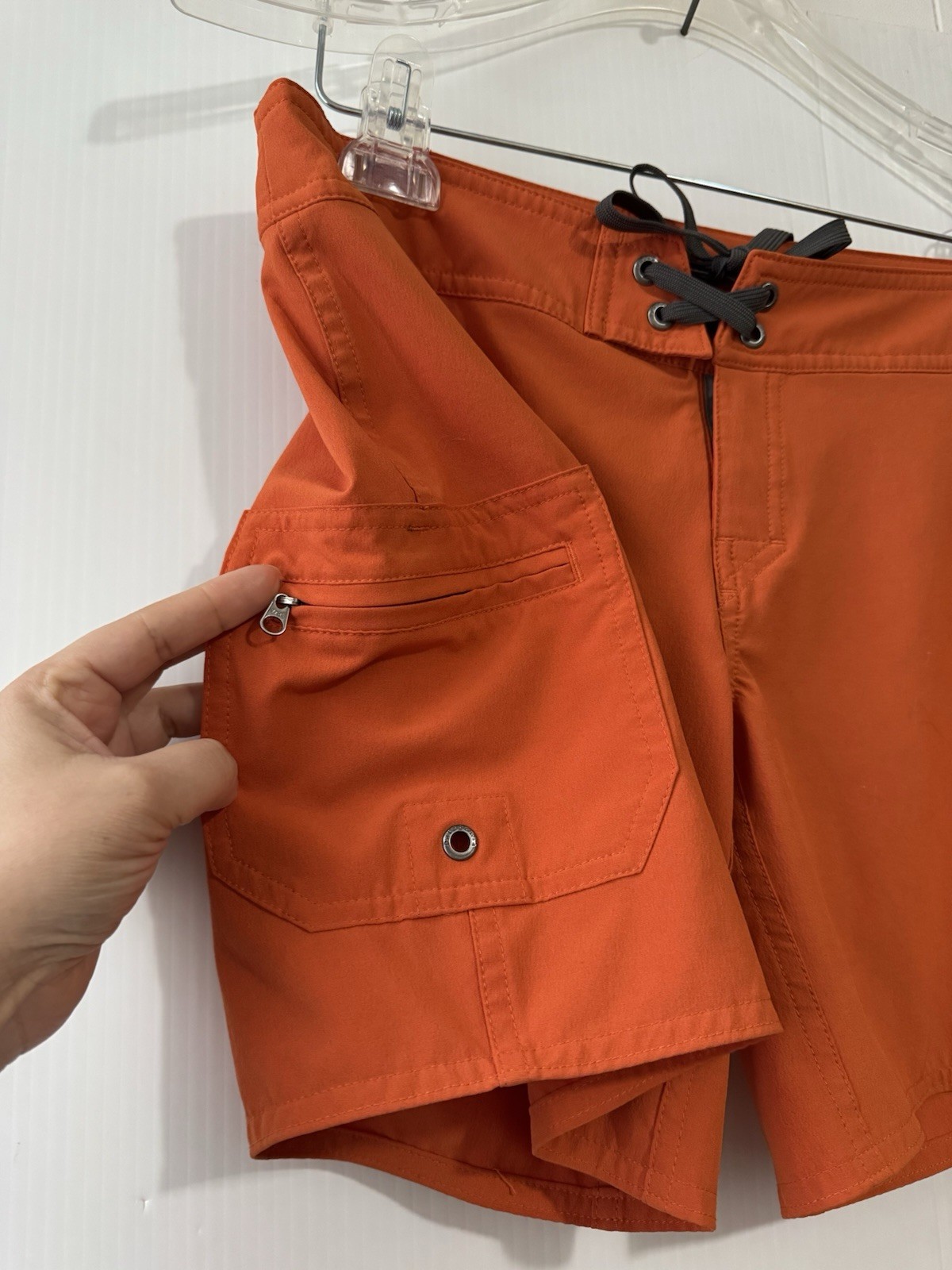 Patagonia Women’s Meridian Board Shorts Size 6 Orange