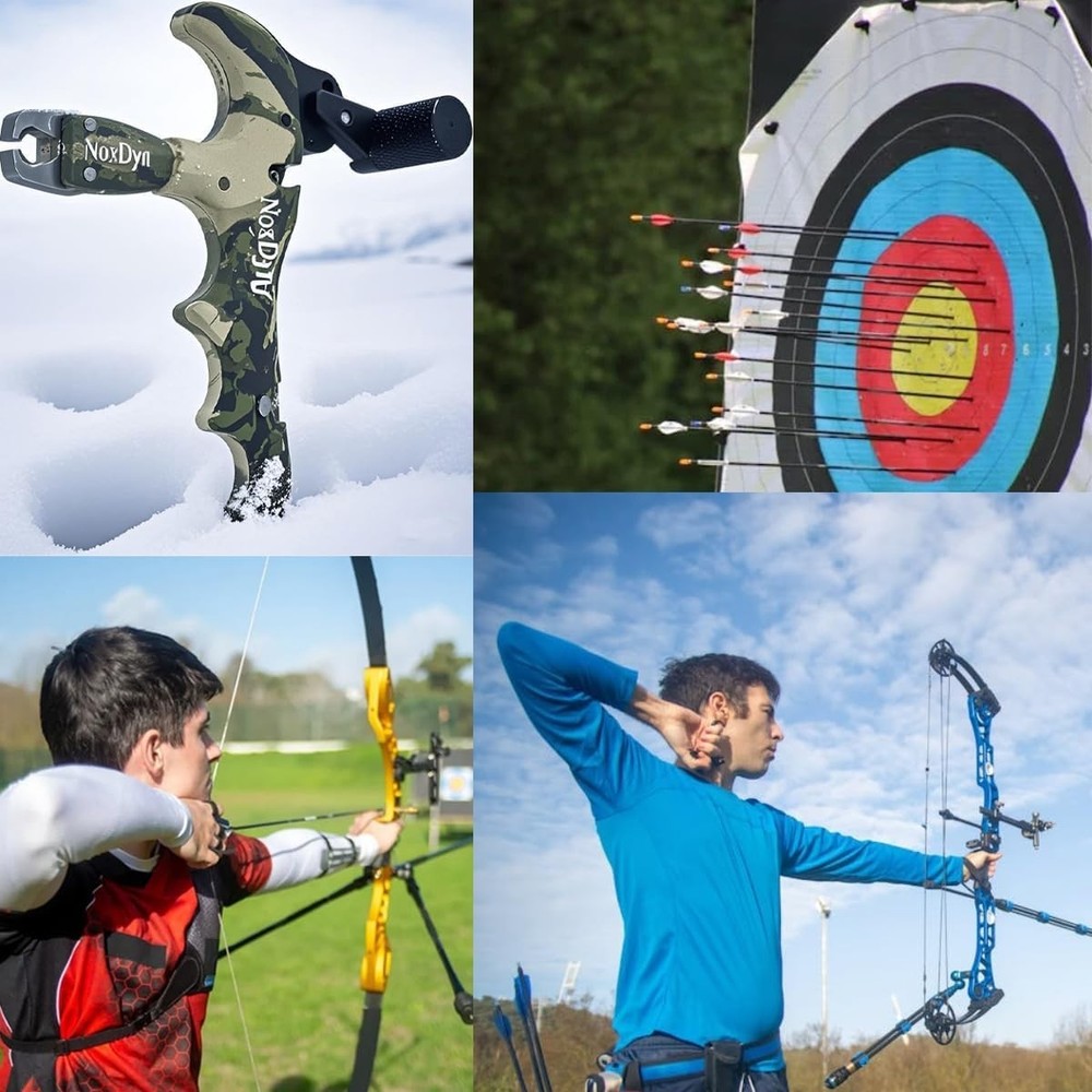 Archery Release 360° Rotatable Thumb Release for Compound Bow