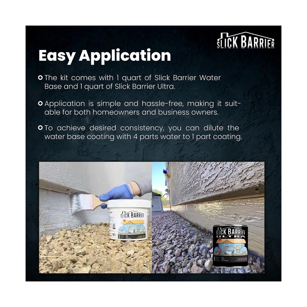 Slick-Barrier Home-Kit Ultimate Pest Control Solution for Insects/ Rodents