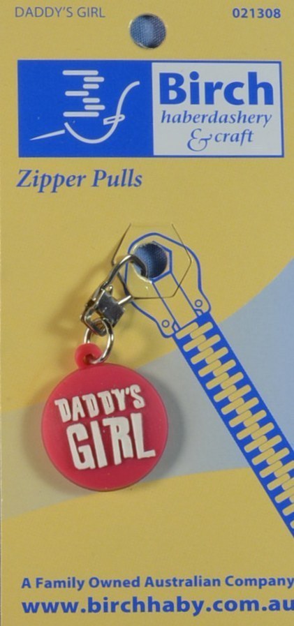 Daddy's Girl Zipper Pull