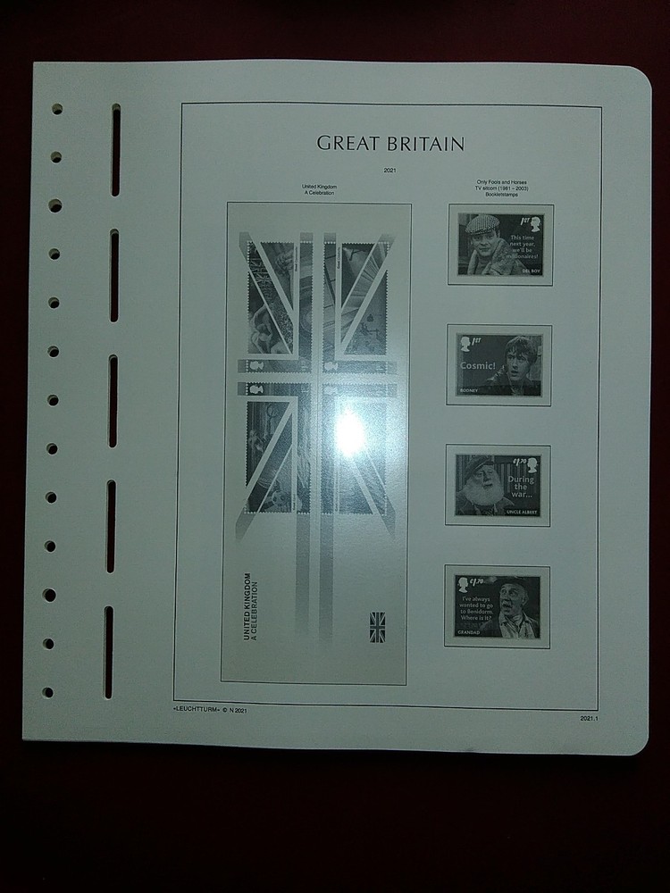LIGHTHOUSE Commemorative Hingeless album pages Great Britain 2021 Used R2021