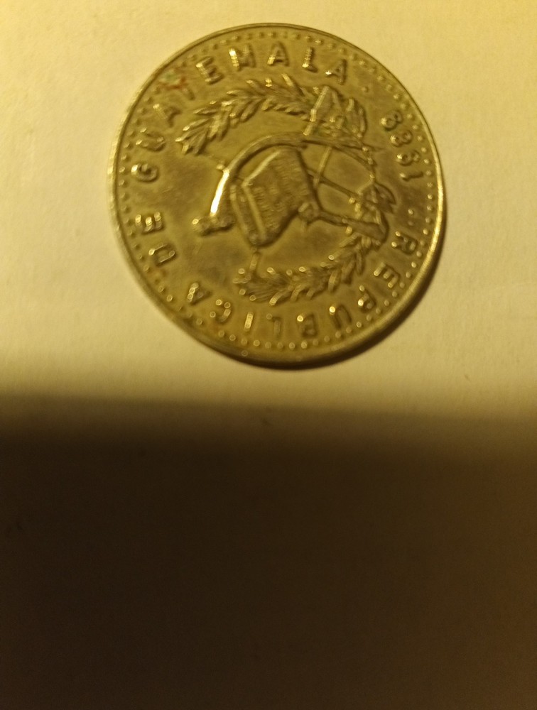 1989 Guatemala 25 Centavos L2