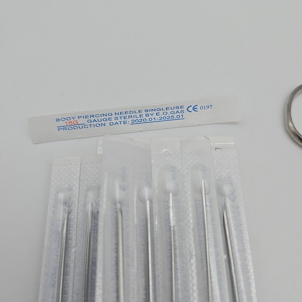 Lot for BODY PIERCING Forceps Kit Open box